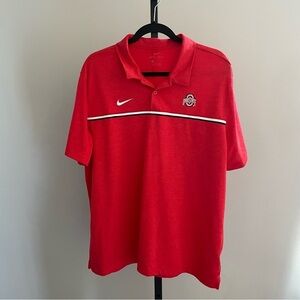 The Ohio State University Red Polo Size XL